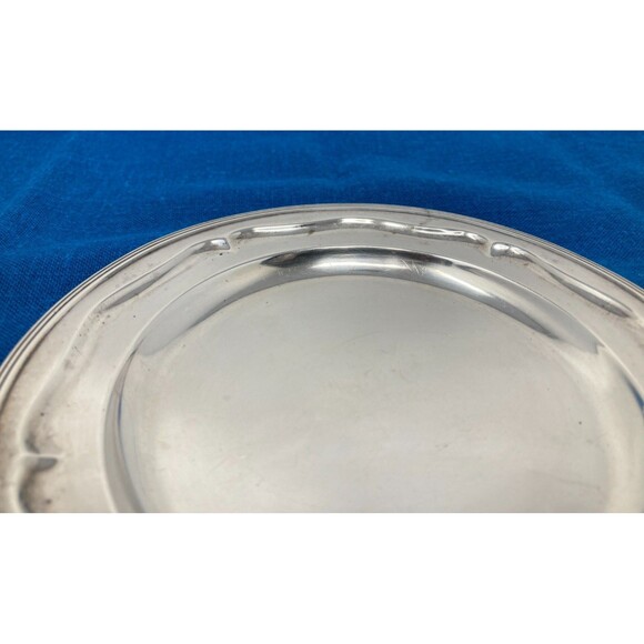 Meriden Brittania Co. Sterling Silver Wine Bottle Coaster  6-" Diam. 107.7 Gram - Picture 15 of 16